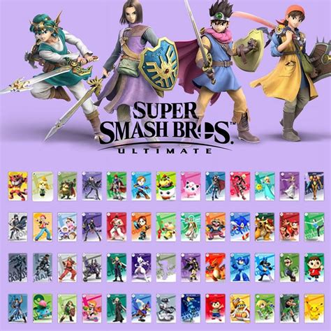 super smash bros amiibo nfc cards|amiibo Smash Bros. licensned character.